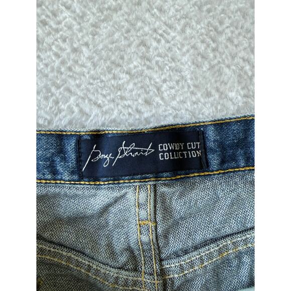 Wrangler George Straight Men Jeans Size 36x32 Cowboy Cut Rugged Cotton Denim - Picture 3 of 12